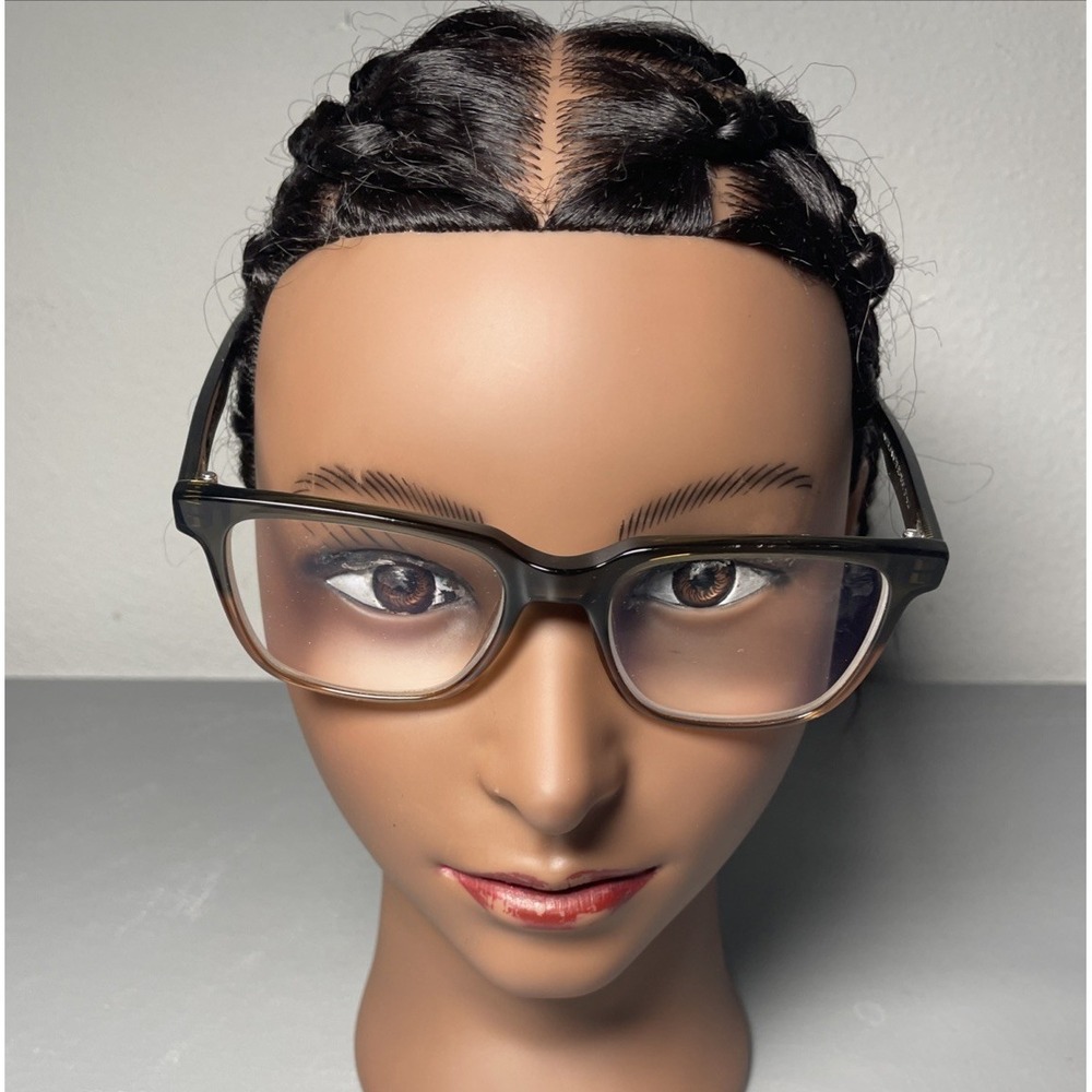 Warby Parker Chamberlain Unisex Eyeglasses Frames M 718 Black Brown 50-18-140